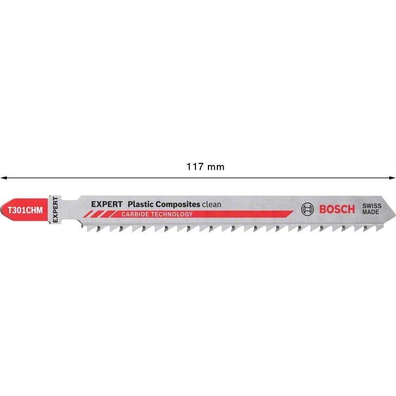 Bosch EXPERT Plastic Composites clean T301CHM Stichsägeblatt, 3 -tlg. #2608900566