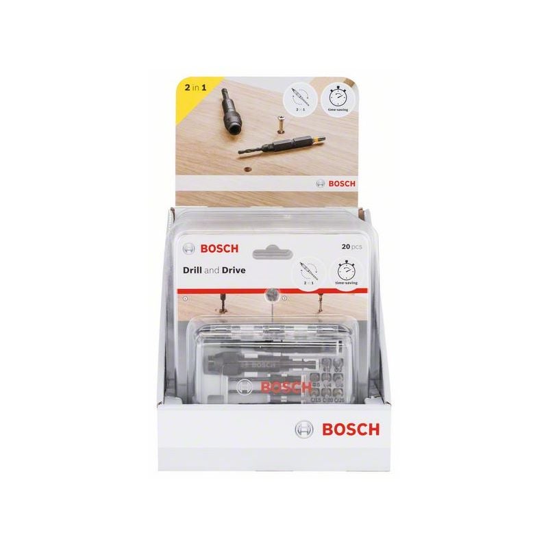 Bosch 20tlg. Schrauberbit-Set Drill&Drive #2607002786