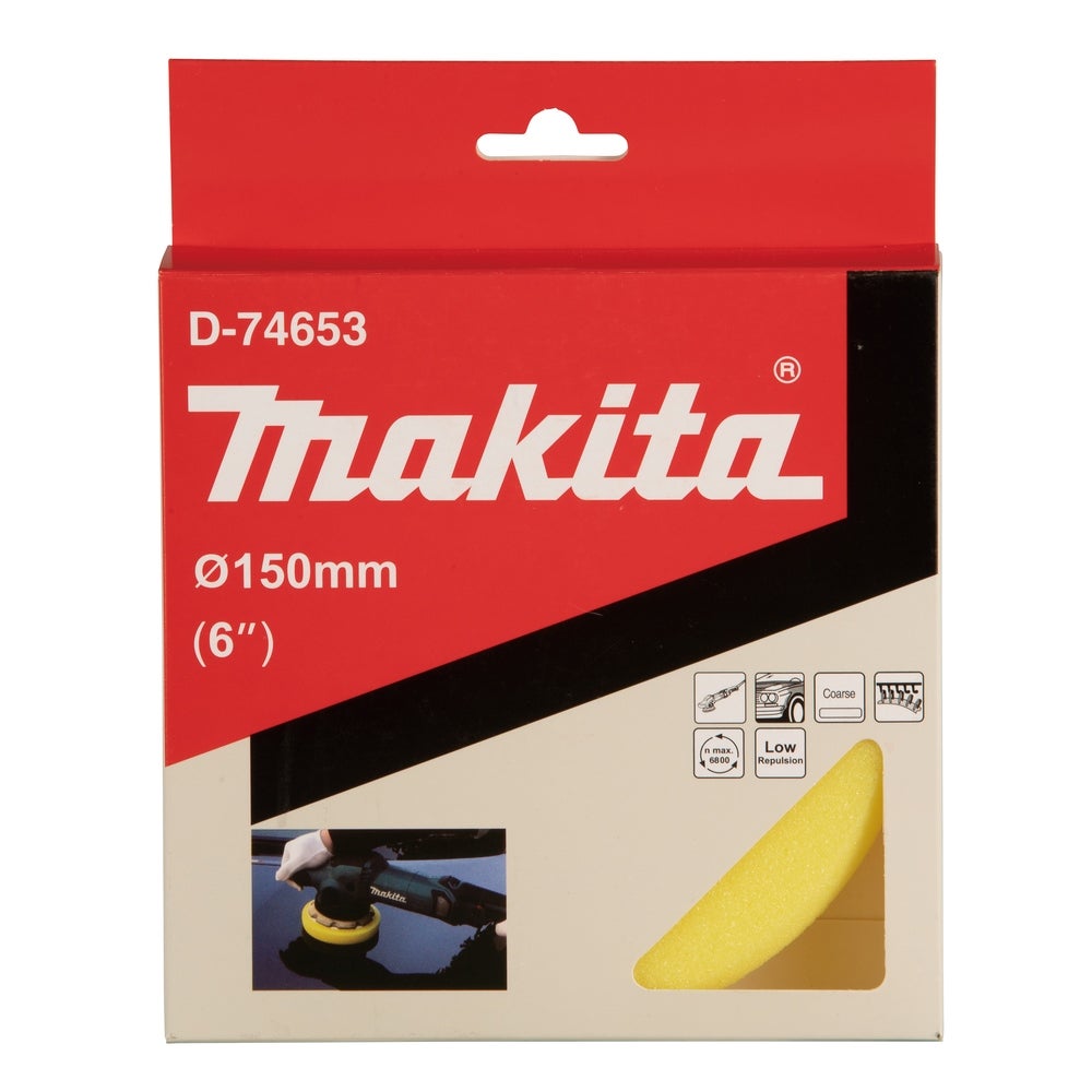 Makita Polierpad gelb 125 mm #D-74653