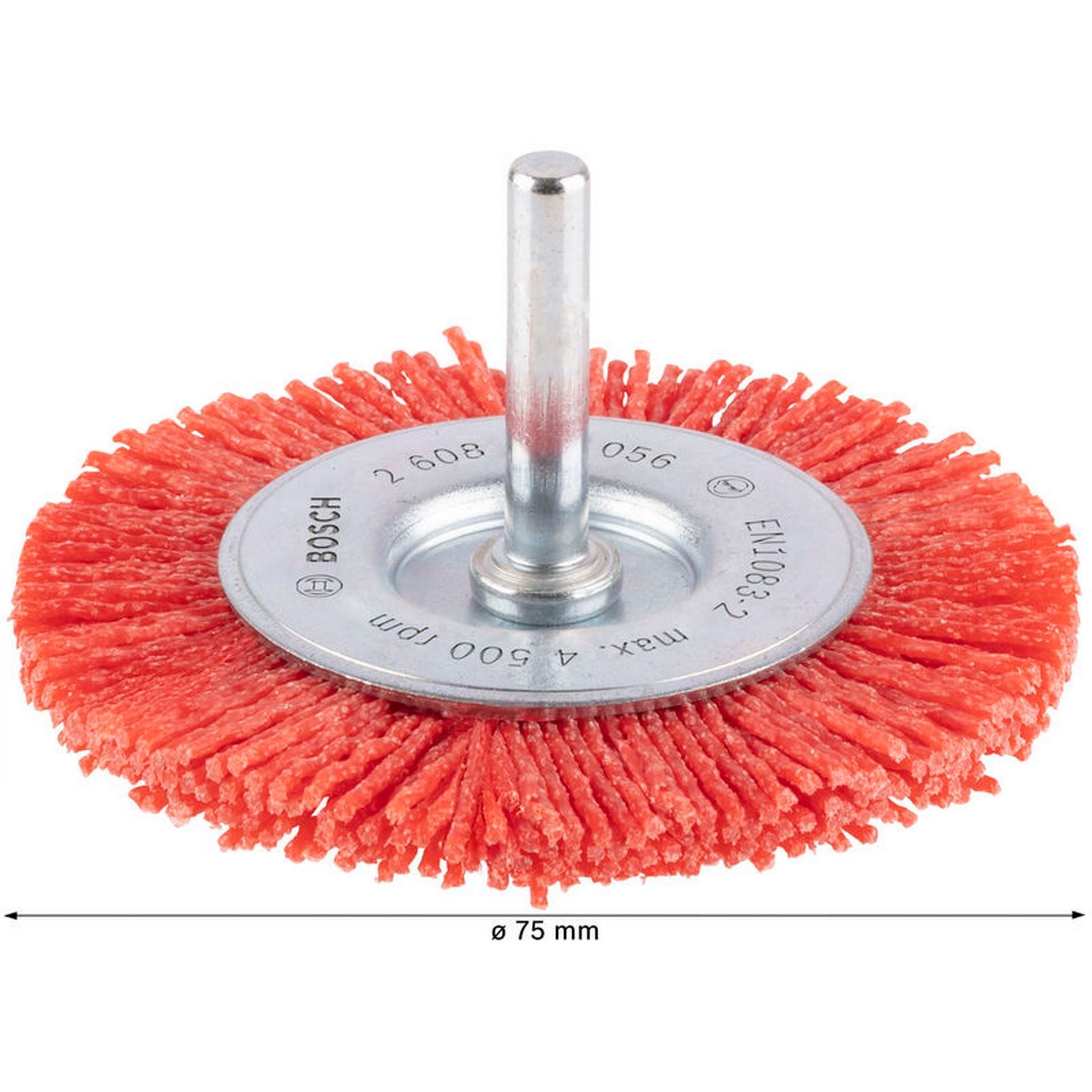Bosch PRO Multi Material clean Scheibenbürste, gerader Schaft, 75 x 1 mm #2608622056