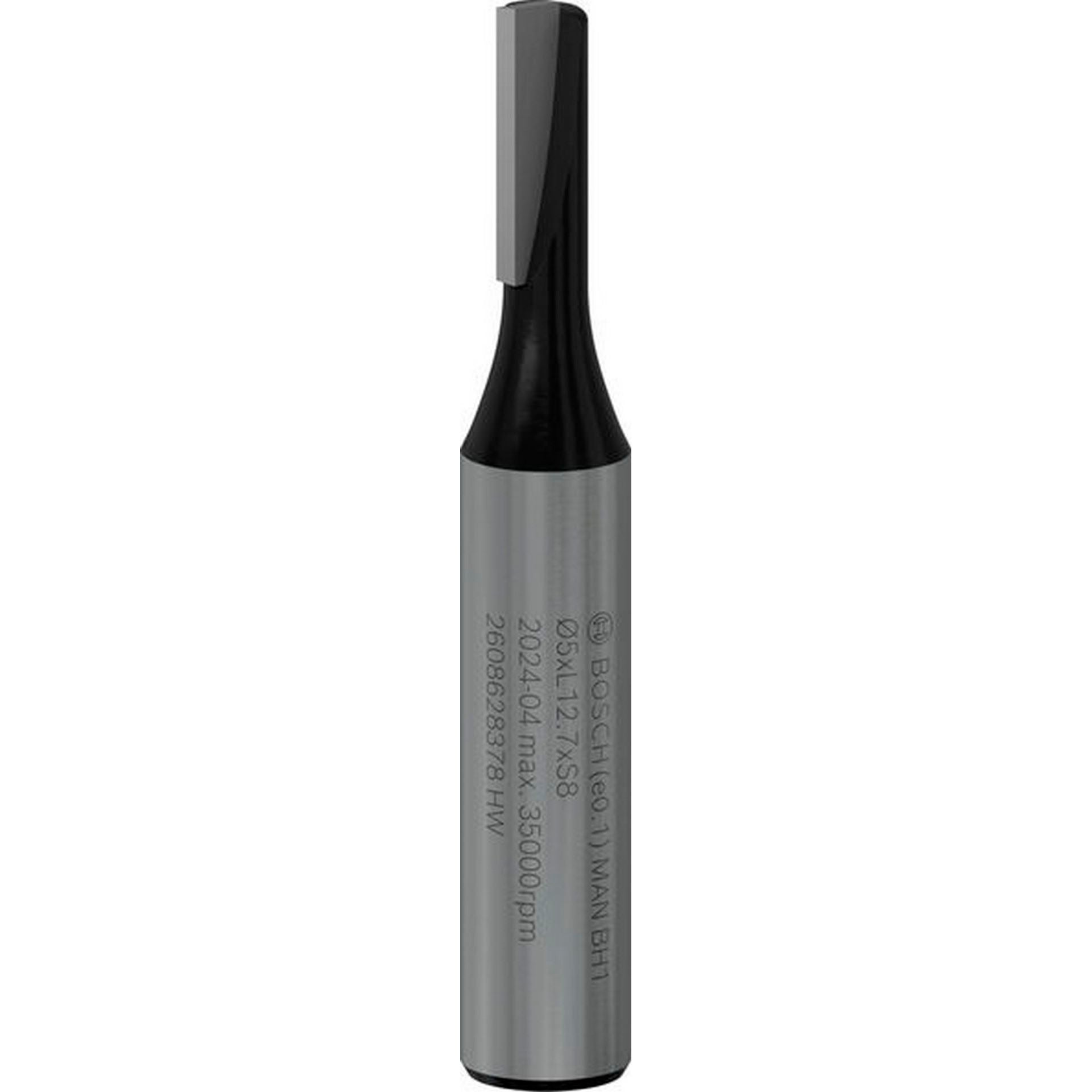 Bosch PRO Nutfräser, einschneidig, D 5 mm, L 12,7 mm, S 8 mm #2608628378