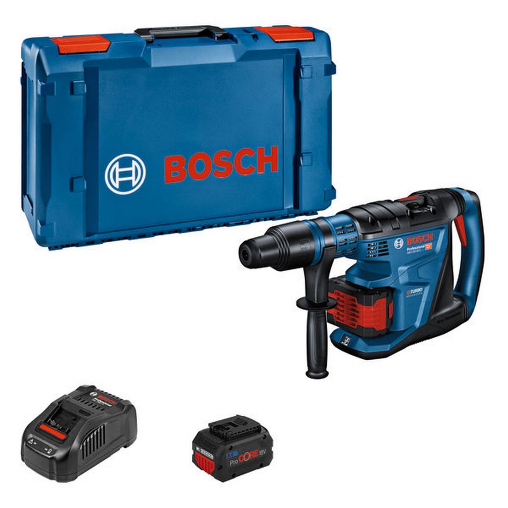 Bosch Akku-Bohrhammer mit SDS max GBH 18V-40 C, 2 x Akku ProCORE18V 8.0Ah in XL-BOXX #0611917102