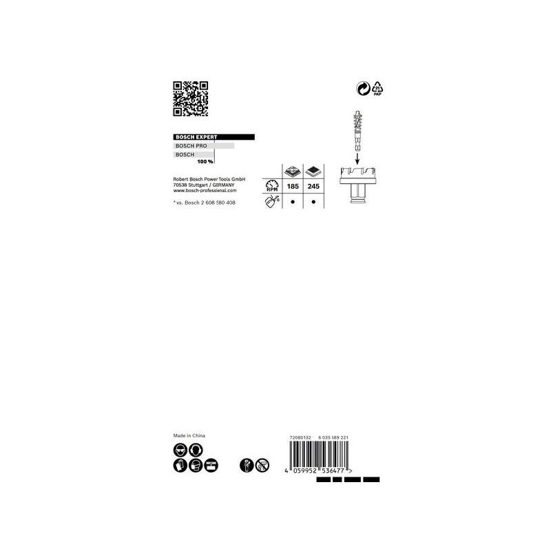 Bosch EXPERT Sheet Metal Lochsäge 68x5 mm #2608900501