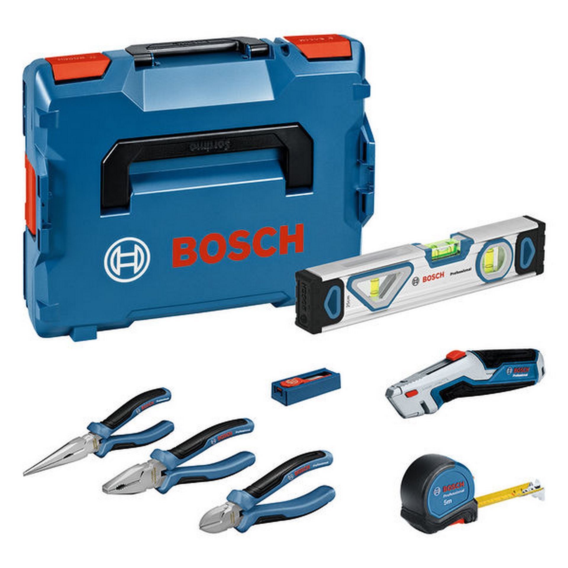 Bosch Set mit Zangen und verschiedenen Handwerkzeugen, 16-teilig #0615990N2S