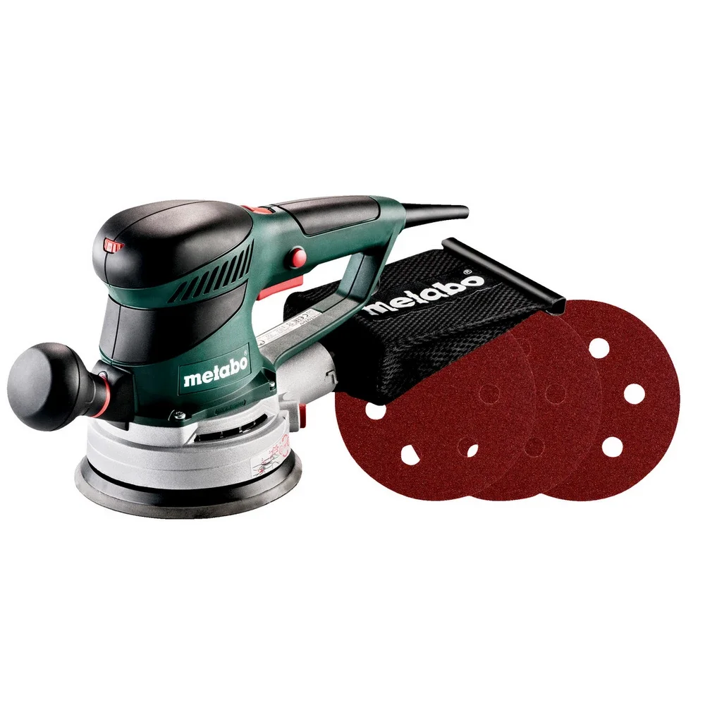 Metabo Exzenterschleifer SXE 450 TurboTec Set #690871000 mit 25 Haftschleifblättern