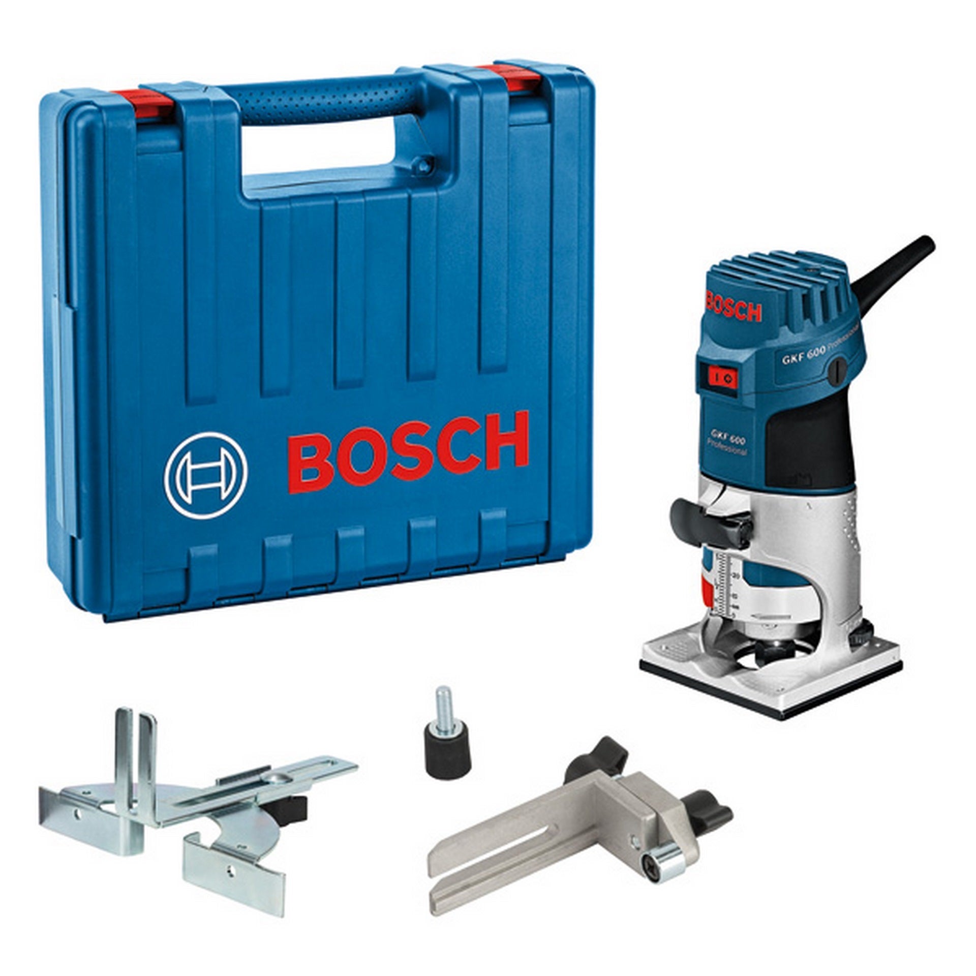 Bosch Kantenfräse GKF 600 im Handwerkerkoffer #060160A100
