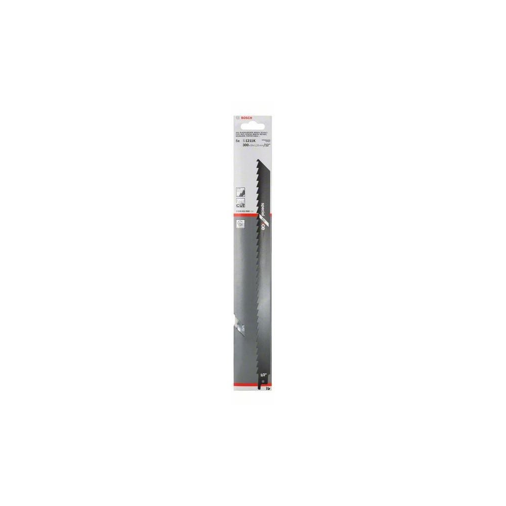 Bosch PRO Ice S1211K Säbelsägeblatt, 1,25 x 19 x 300 mm, 5-tlg. #2608652900
