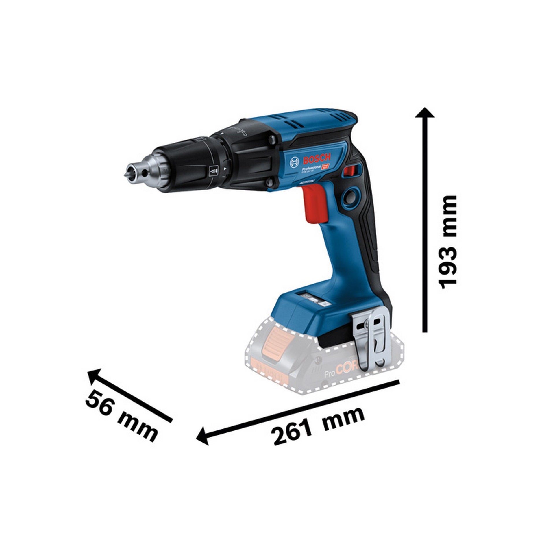 Bosch Akku-Trockenbauschrauber GTB 18V-45 mit L-BOXX #06019K7001