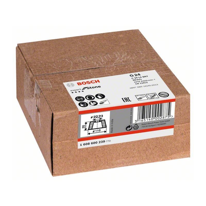 Bosch PRO Stone Konischer Schleiftopf, 90 x 110 x 55 mm, K24 #1608600239