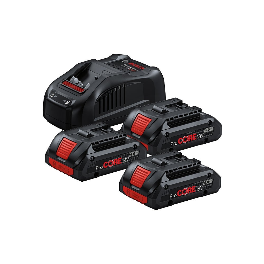 Bosch Starter Set: 3x PC 18V 4.0Ah + GAL 1880 #0615990N2G