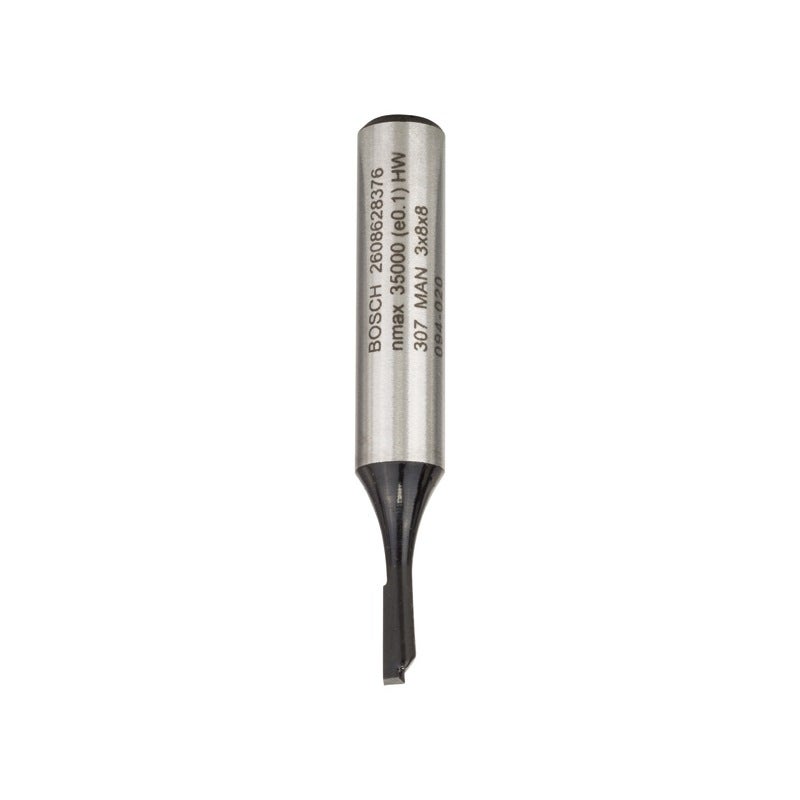Bosch PRO Nutfräser, einschneidig, D 3 mm, L 8 mm, S 8 mm #2608628376