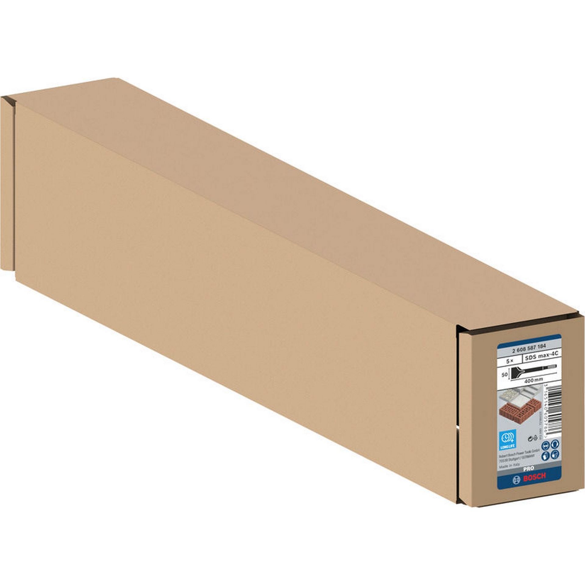 Bosch PRO SDS max-4C Spatmeißel, 50 x 400 mm, 5-tlg #2608587184