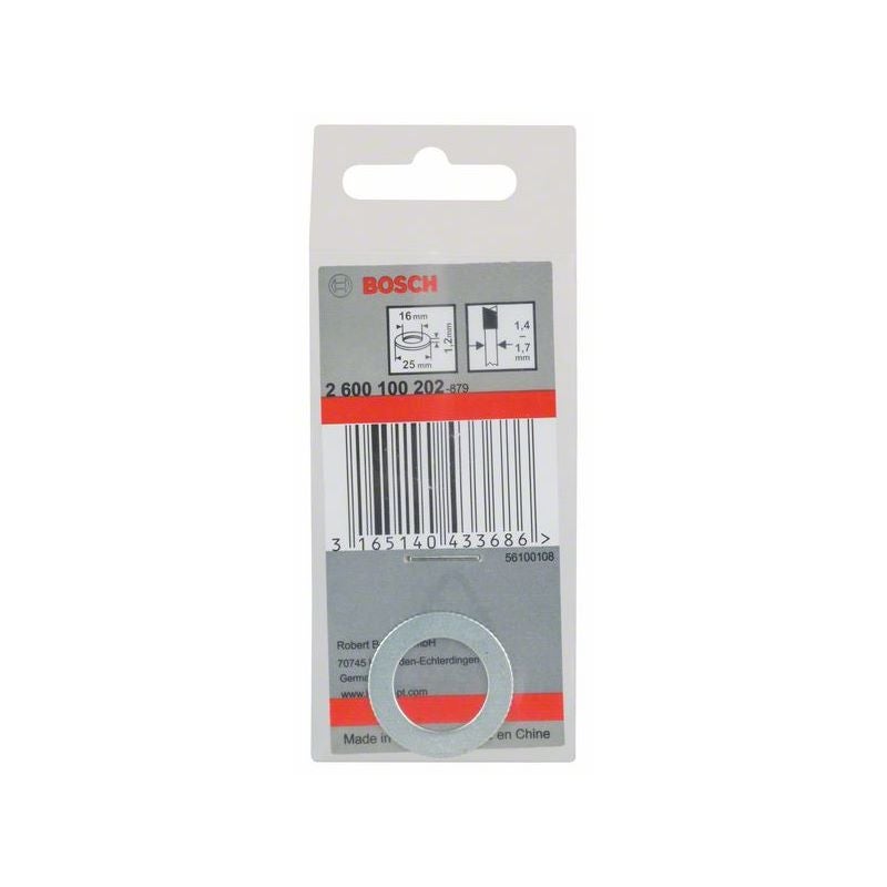 Bosch Reduzierring für PRO Kreissägeblatt, 25 x 1,2 x 16 mm #2600100202