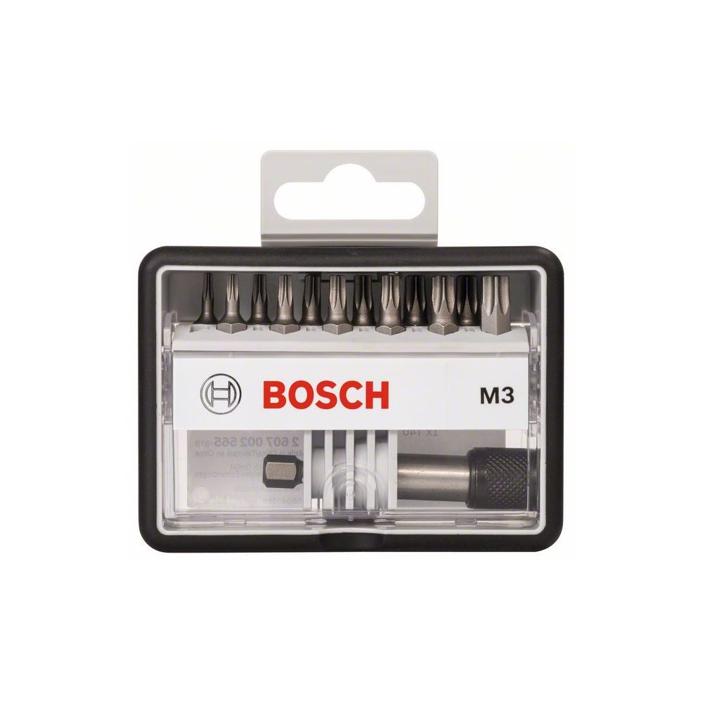 Bosch 12+1-tlg. Schrauberbit-Set, Robust Line, M T, Extra Hard-Ausführung #2607002565