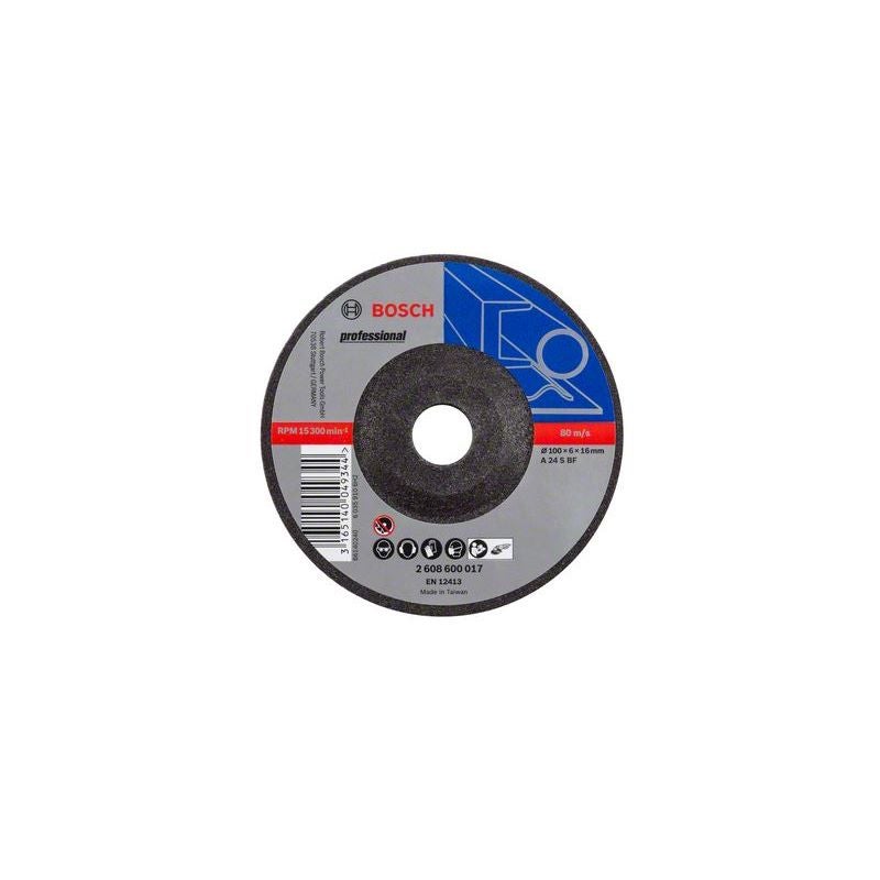Bosch PRO Metal Schleifscheibe, 100 x 6 x 16 mm #2608600017