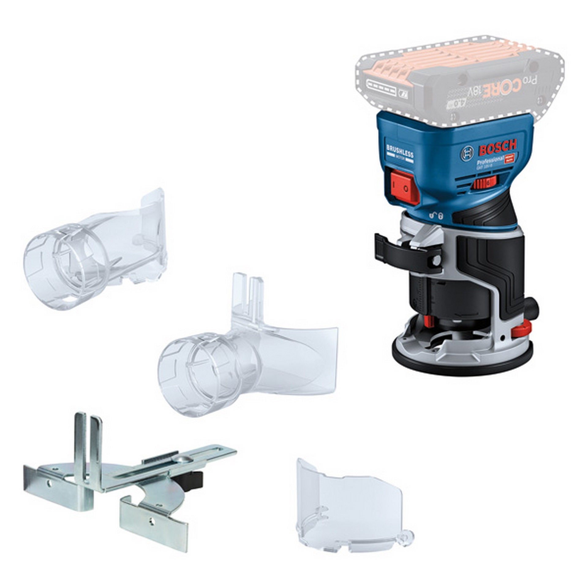 Bosch Akku-Kantenfräse GKF 18V-8 #06016C2000