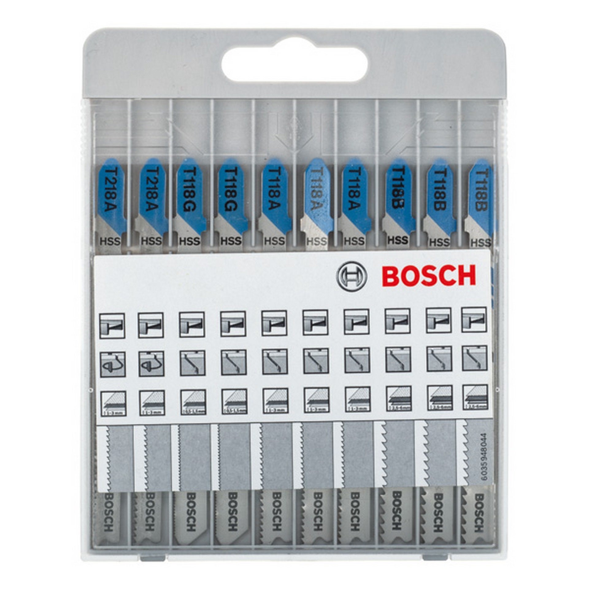 Bosch 10-tlg. Stichsägeblatt-Set Basic for Metal #2607010631