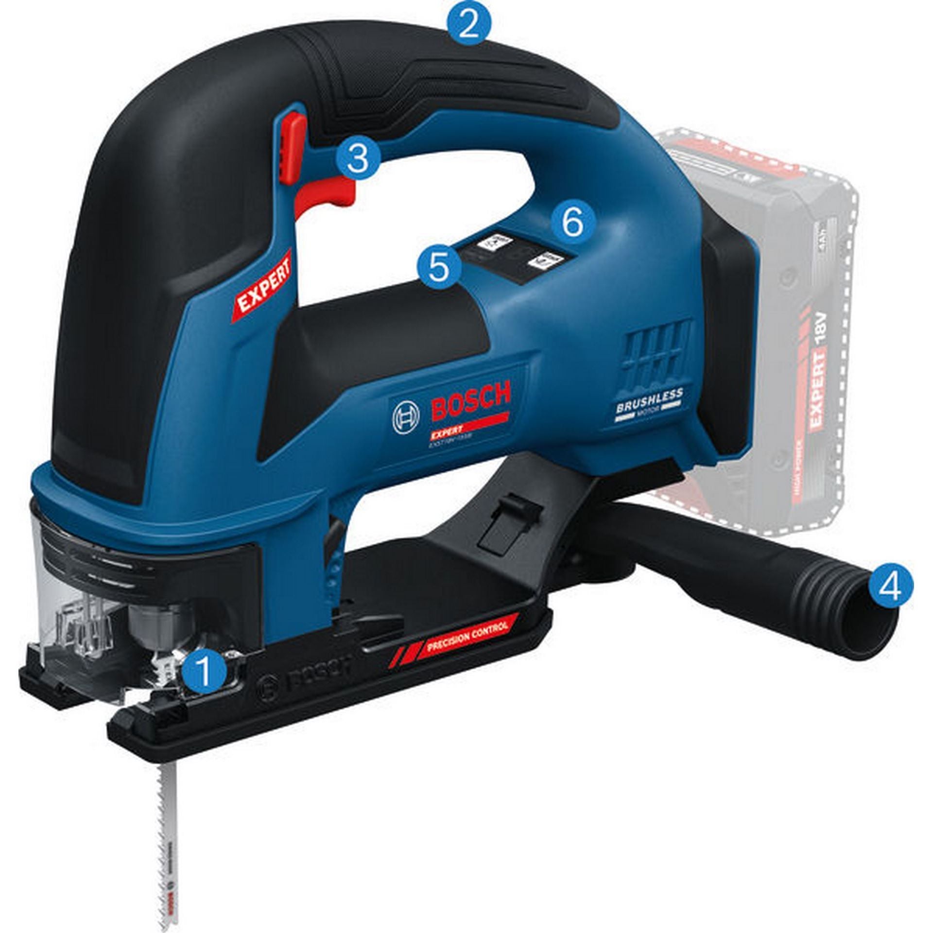 Bosch Stichsäge EXST18V-155B #06015B1100