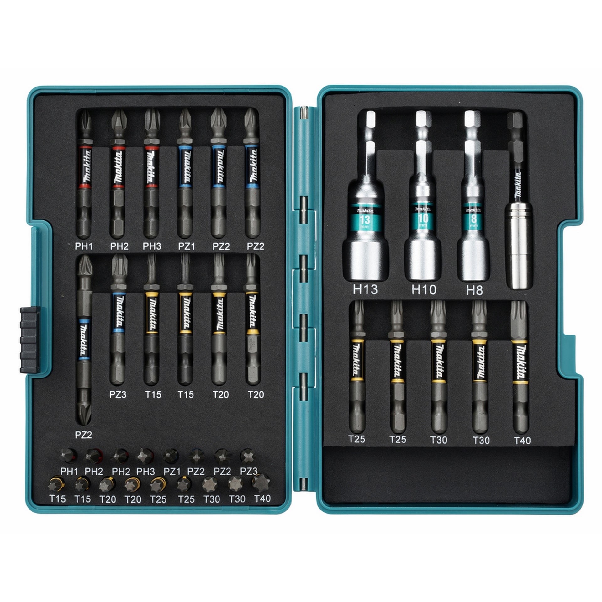 Makita Bit-Set Torsion 38-tlg. Impact Premier #E-26179