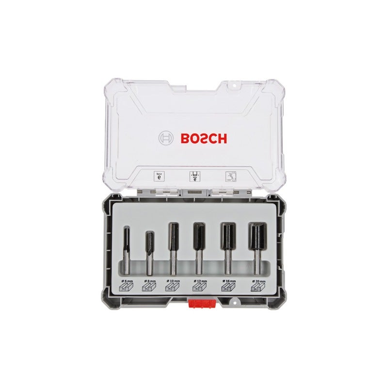 Bosch PRO Nutfräser-Set, Schaft 6 mm, 6-tlg. #2607017465
