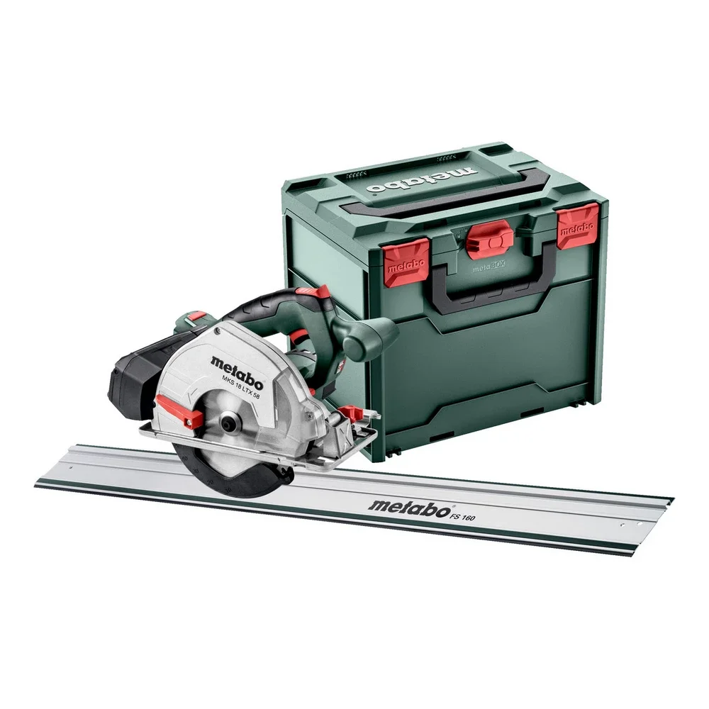 Metabo Akku-Metall-Handkreissäge MKS 18 LTX 58 FS Set #691114000 + Führungsschiene FS 160