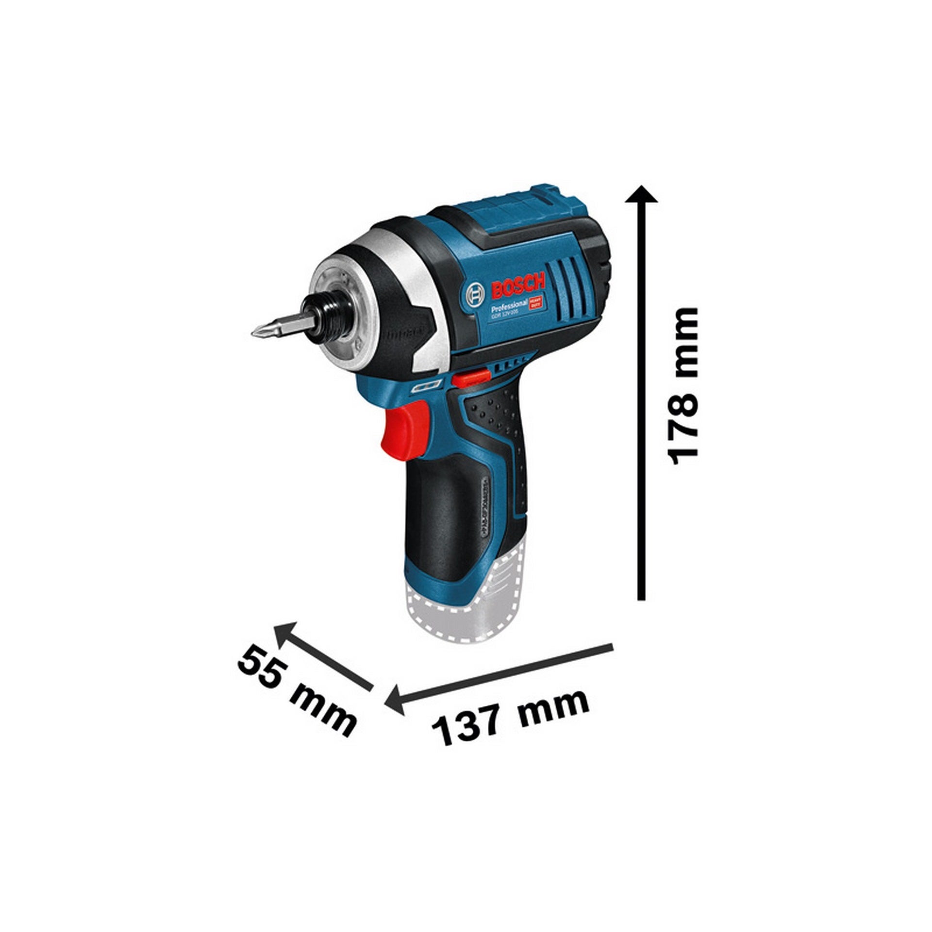Bosch Akku-Drehschlagschrauber GDR 12V-105 #06019A6901