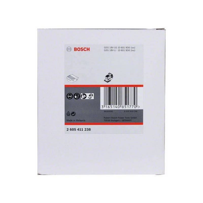 Bosch Staubbox mit Filter (schwarze Ausführung), passend zu: GSS 18V-10 Professional #2605411238