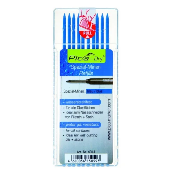 Pica DRY Minen-Set blau (Set Inhalt 10 Stk.) #4041