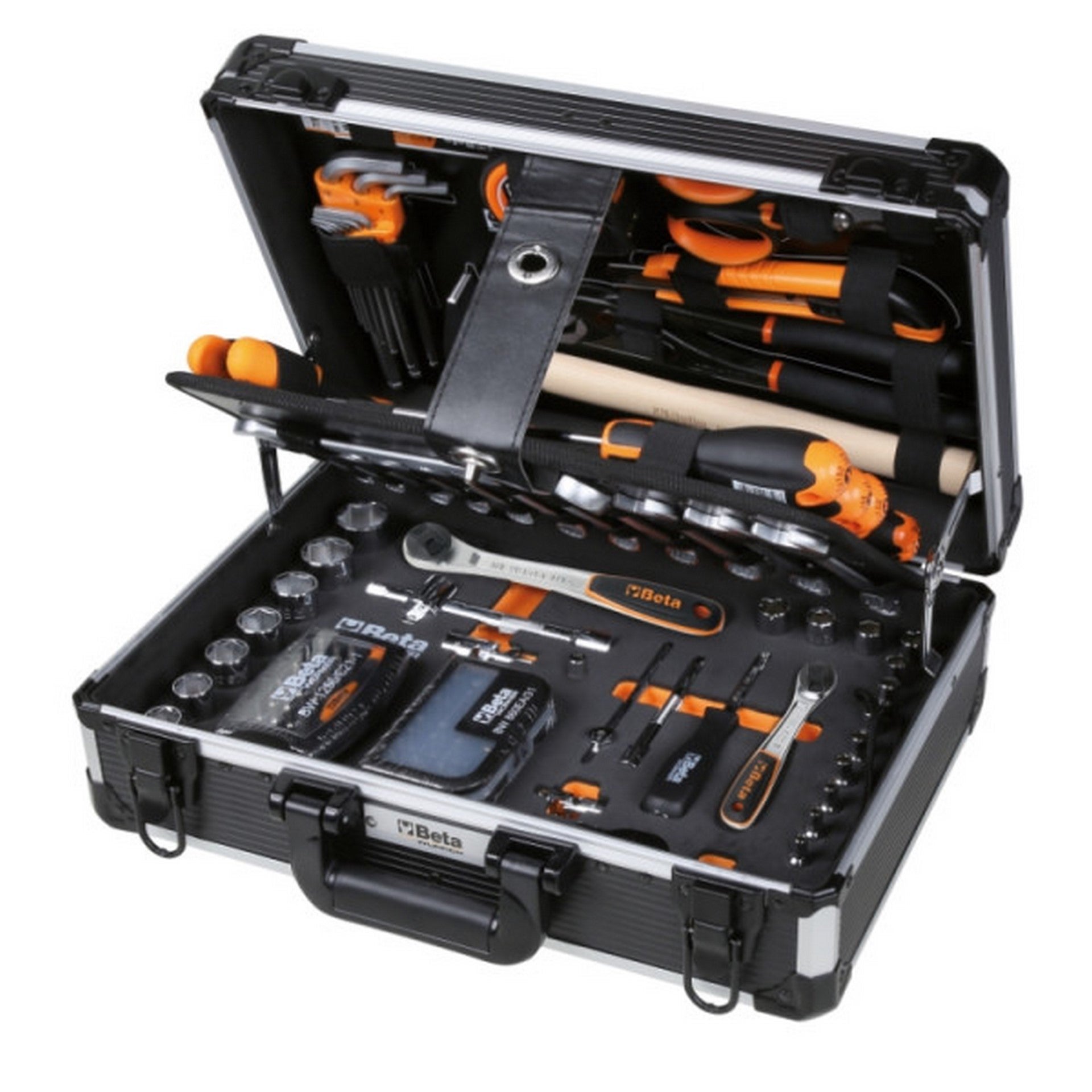 Beta Werkzeugkoffer mit Werkzeugsortiment, 128-teilig BW 2054E-128 #020546012