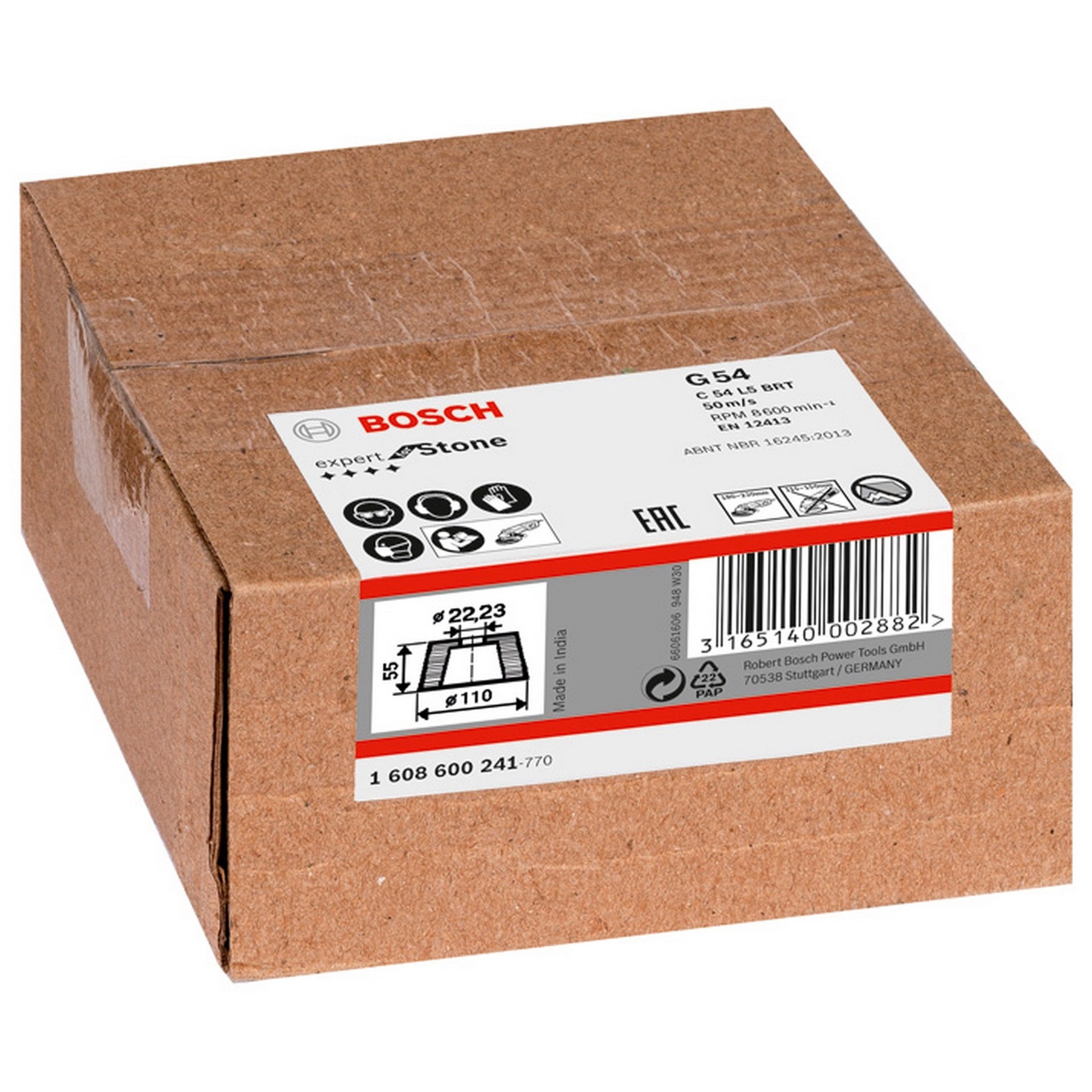 Bosch PRO Stone Konischer Schleiftopf, 90 x 110 x 55 mm, K54 #1608600241