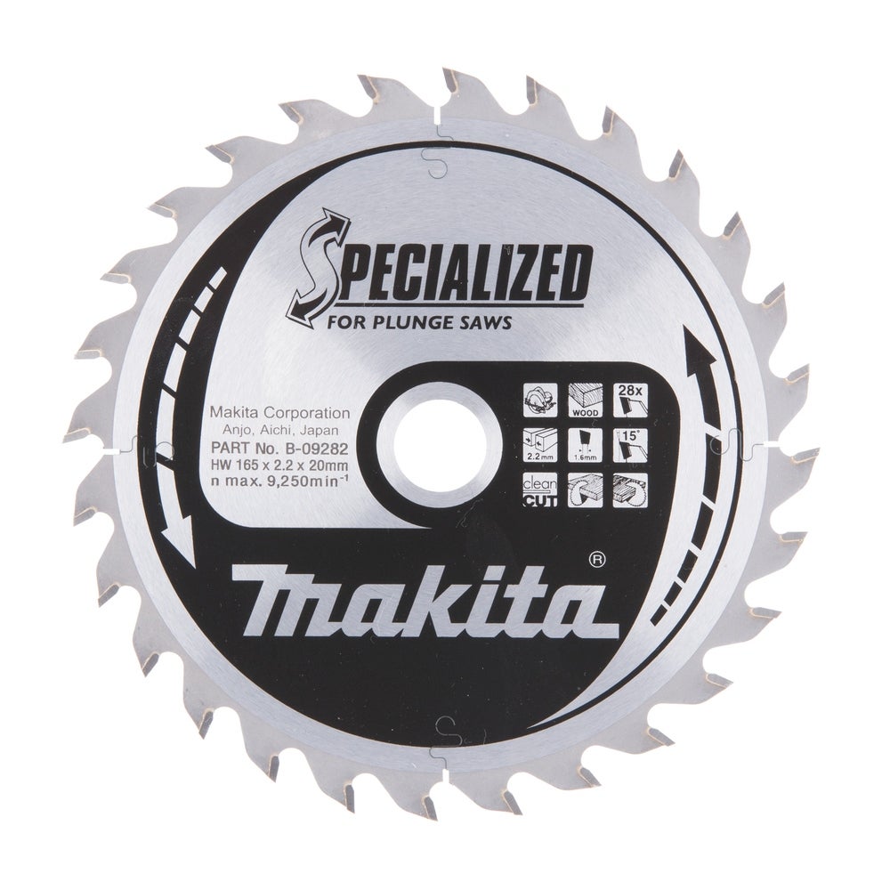 Makita Kreissägeblatt, Spezial für Tauchsägen #B-09282