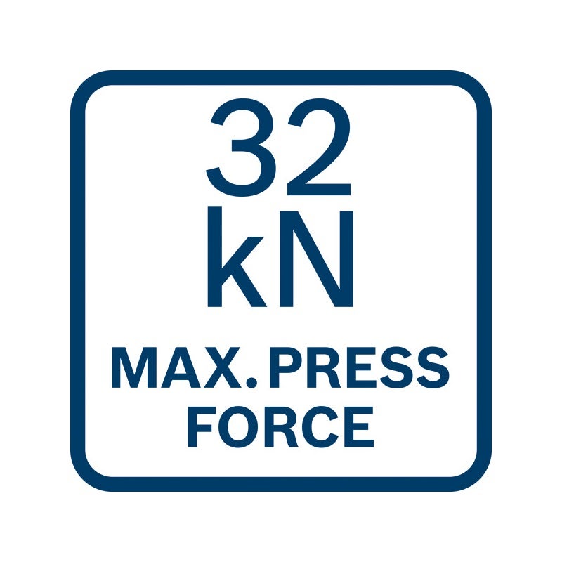 Bosch Akku-Presswerkzeug GPT 18V-32, 1 x XL-BOXX, Kit TH #06019M2104