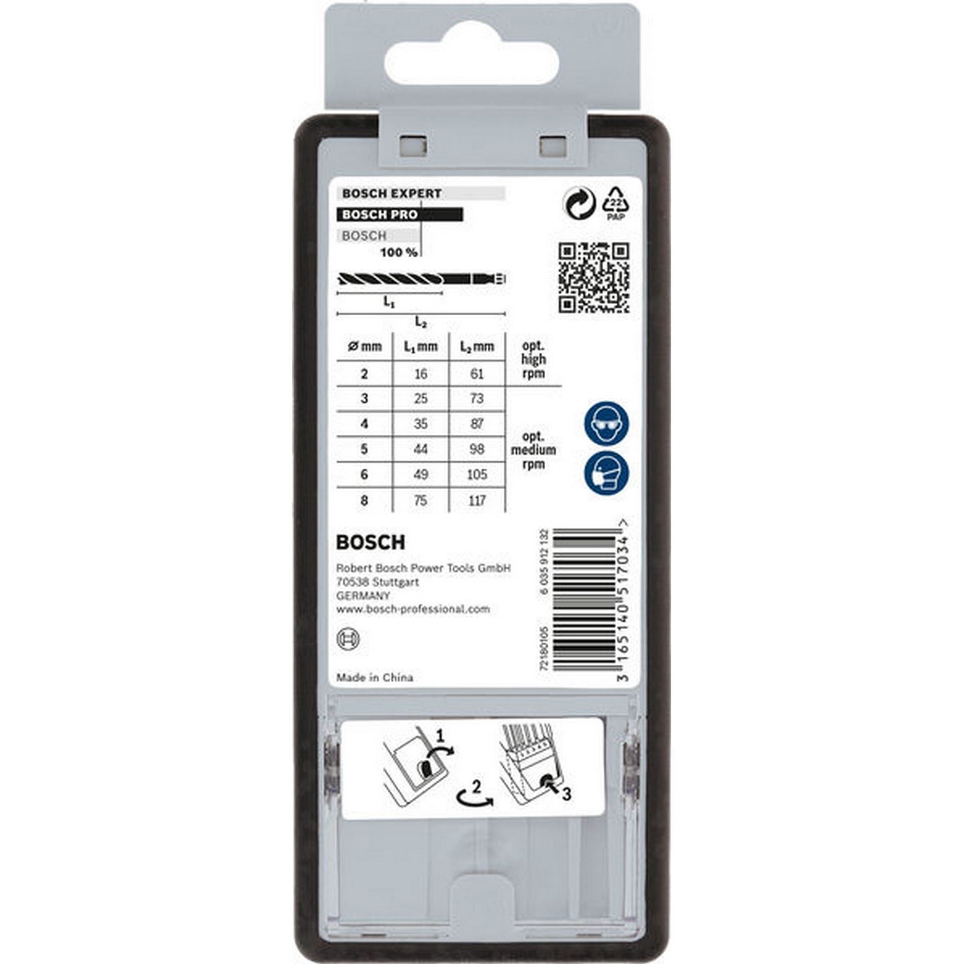 Bosch PRO Wood HSS Holzspiralbohrer Set. 7-tlg. #2607019923