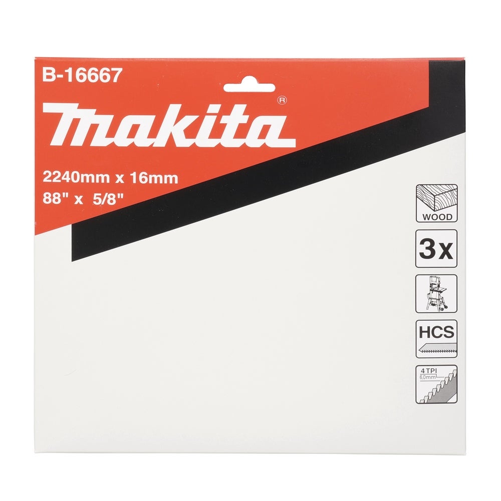 Makita Bandsägeblatt, 4 TPI, 2.240 mm #B-16667