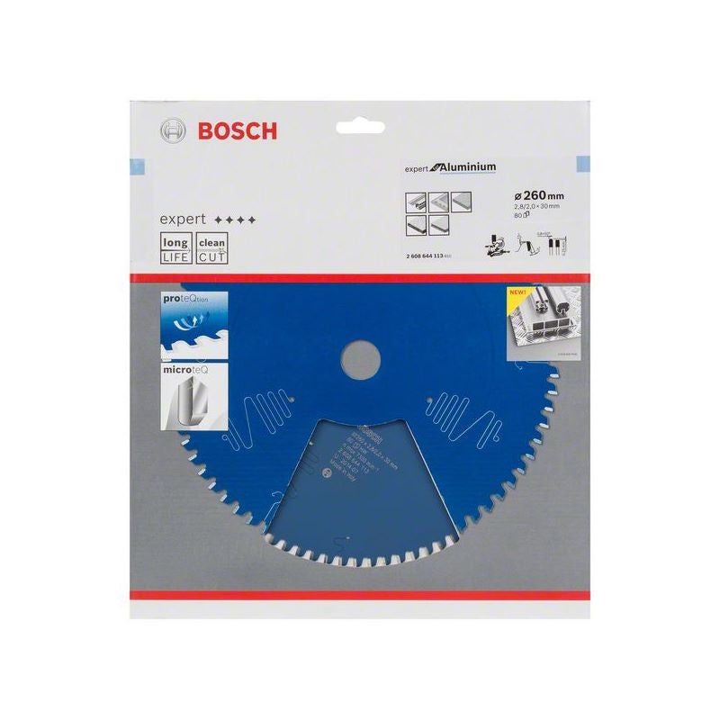 Bosch Kreissägeblatt Expert for Aluminium, B 260 x 30, Z80 #2608644113