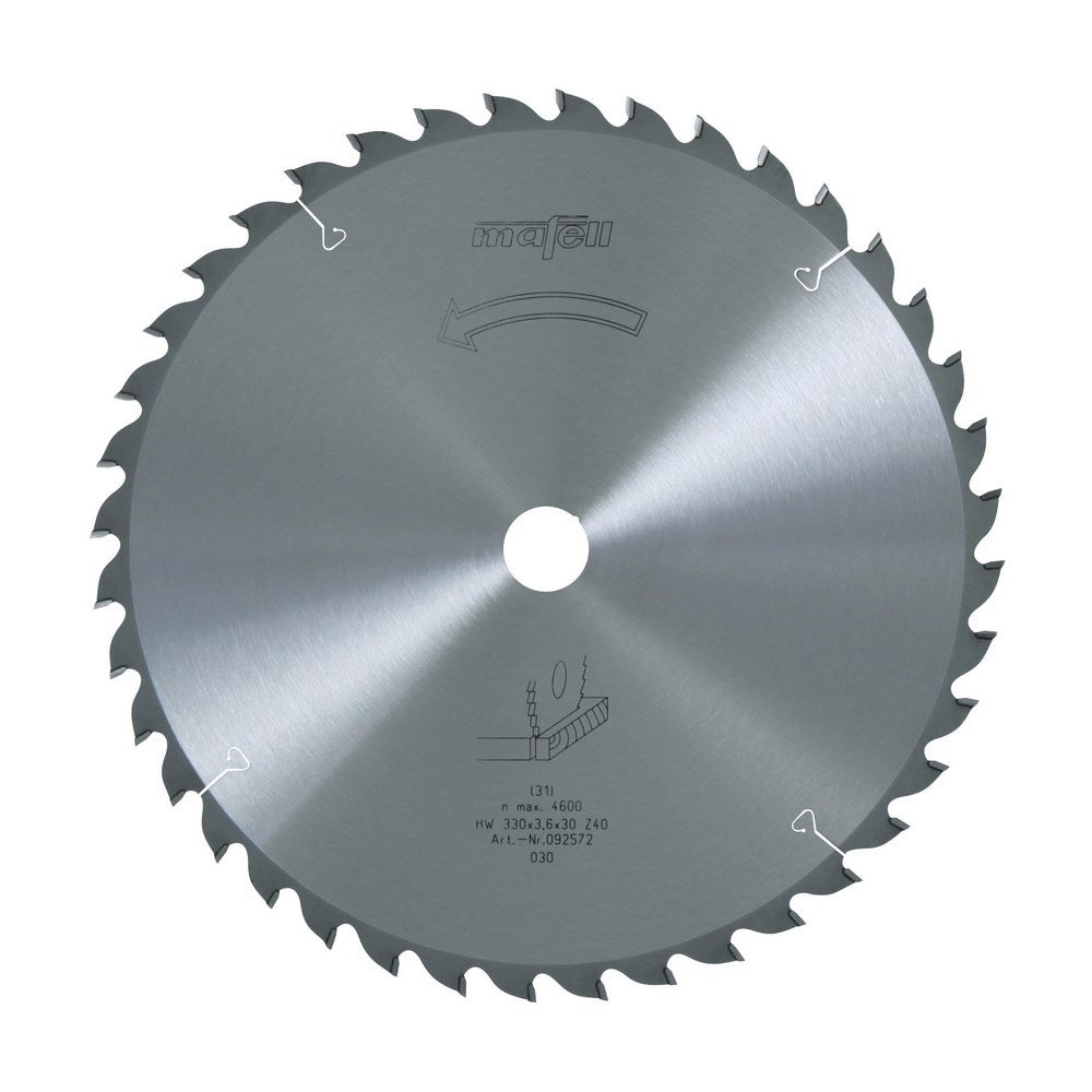 Mafell Sägeblatt-HM, 330 x 2,2/3,6 x 30 mm, Z 40, WZ #092572