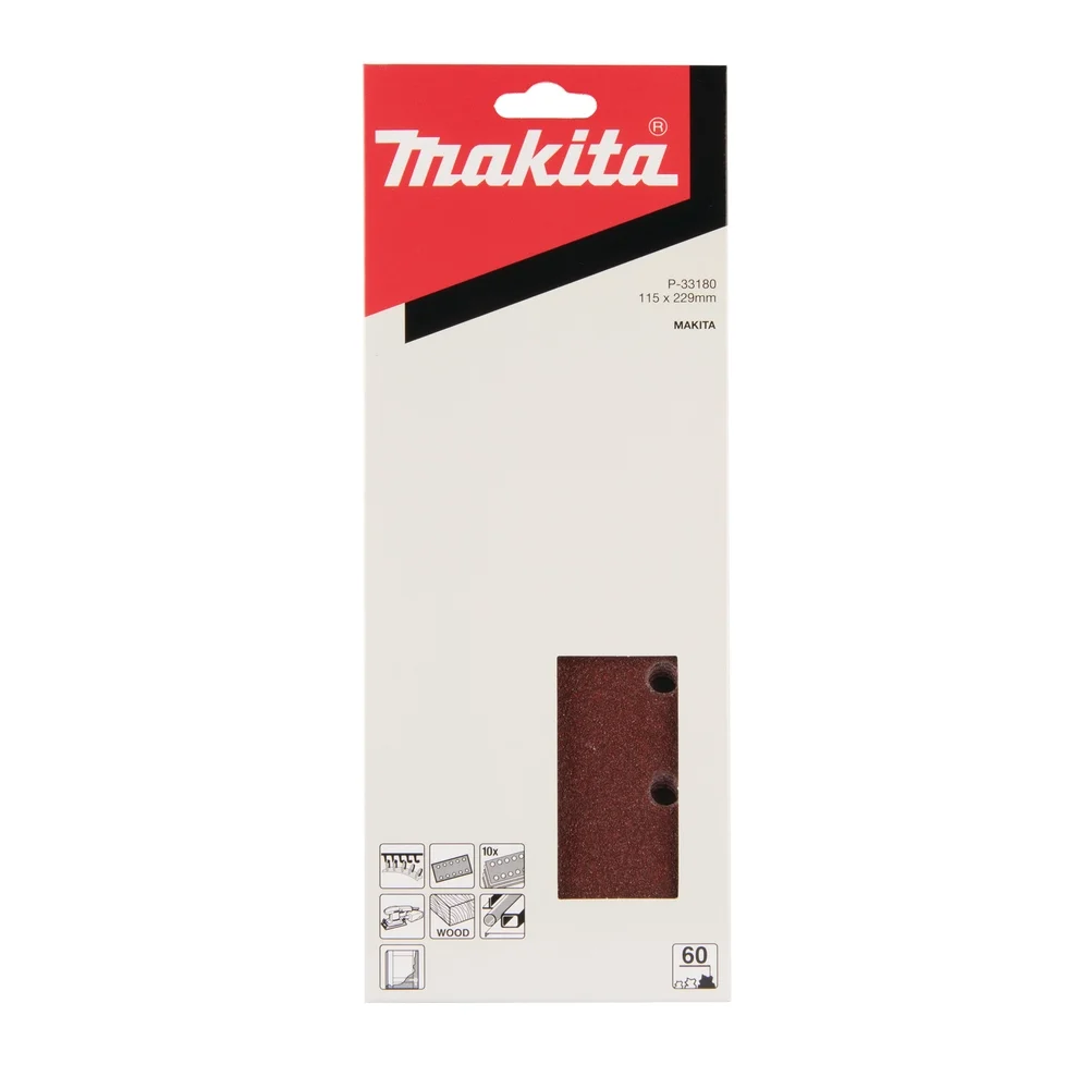 Makita Schleifpapier 115 x 229 mm, K60, 10 Stk. #P-33180