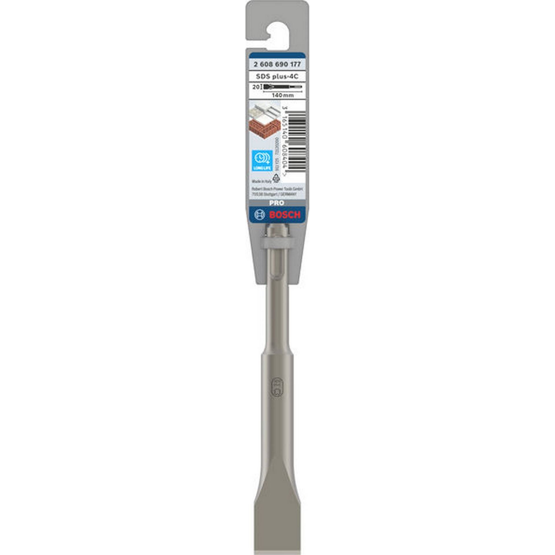 Bosch PRO SDS plus-4C Flachmeißel, 20 x 140 mm #2608690177