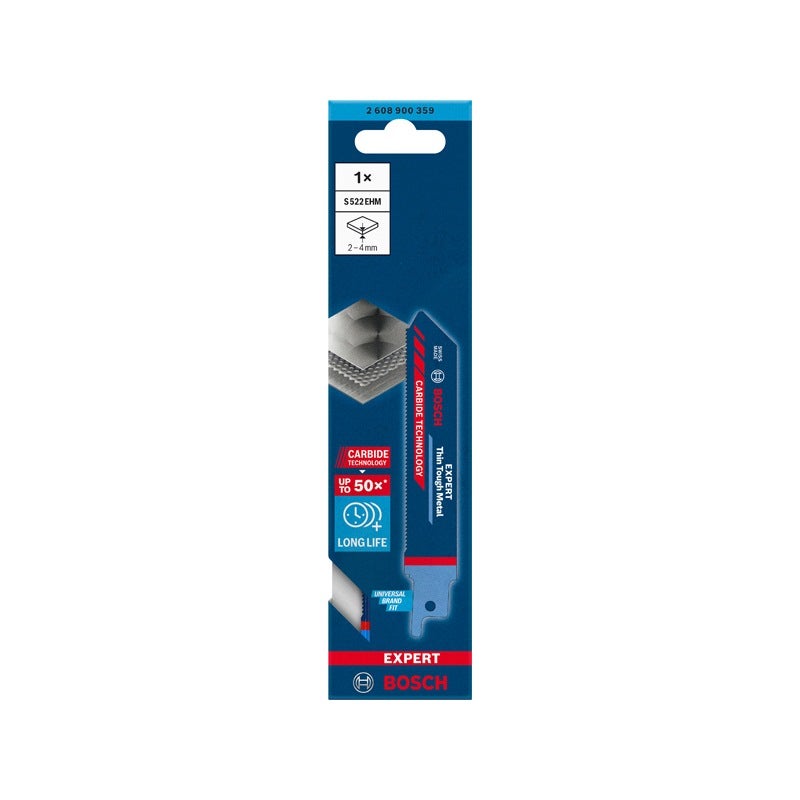 Bosch EXPERT S522EHM Thin Tough Metal Säbelsägeblatt #2608900359