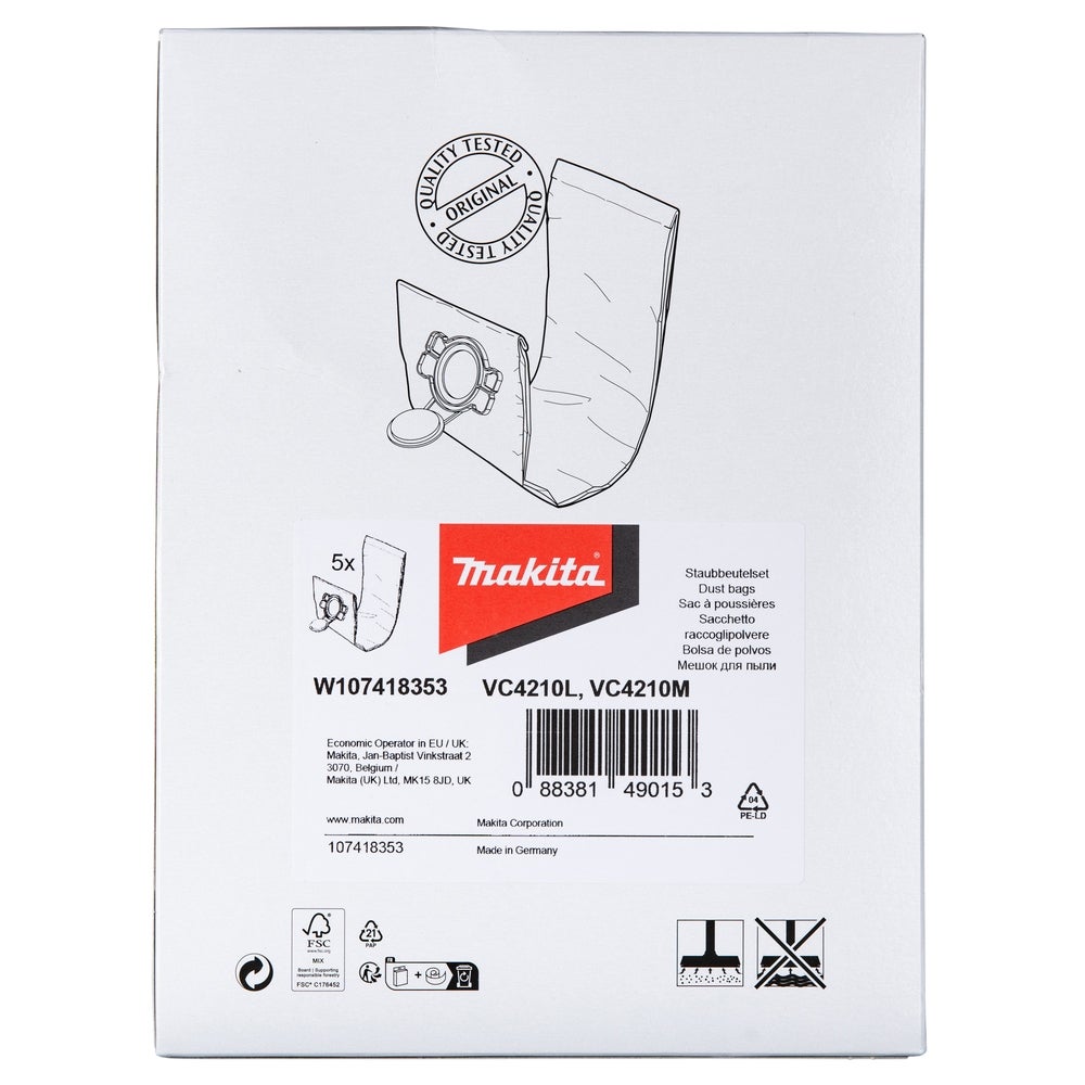 Makita Vlies-Filtersack #W107418353
