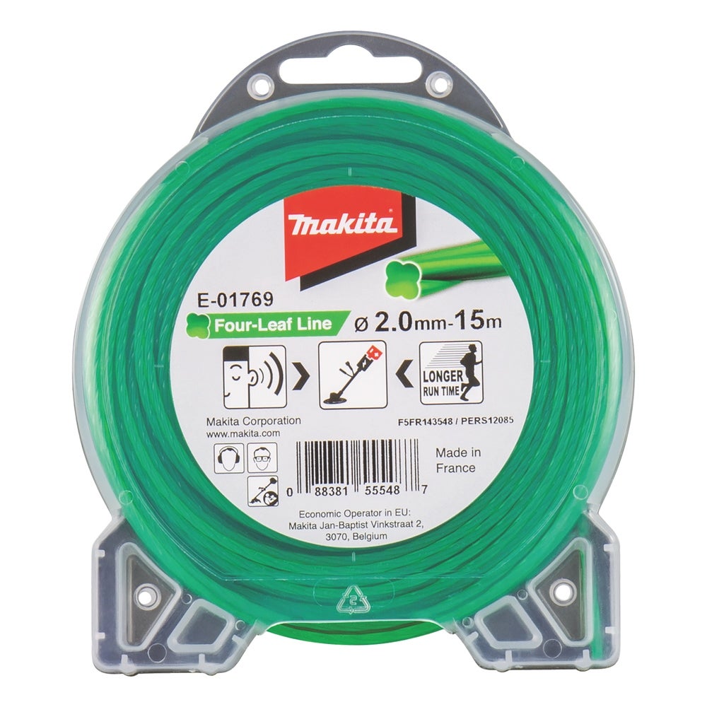 Makita Ersatzfäden-Lärmarm (Kleeblatt-Querschnitt) #E-01769