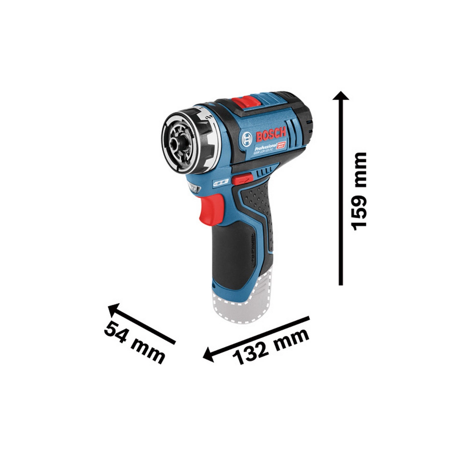 Bosch Akku-Bohrschrauber GSR 12V-15 FC #06019F6004
