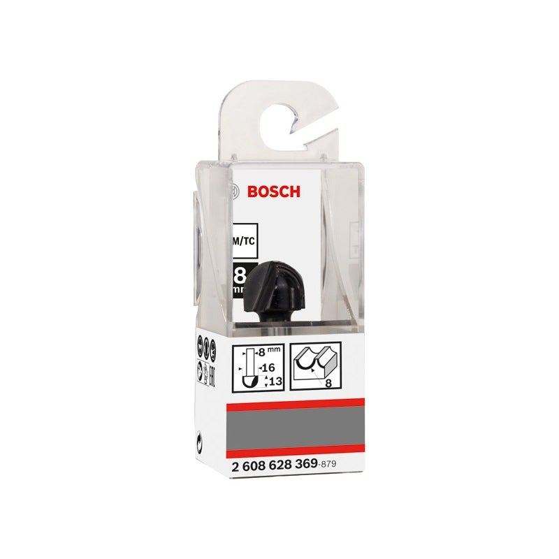 Bosch PRO Hohlkehlfräser, R 8 mm, S 8 mm #2608628369