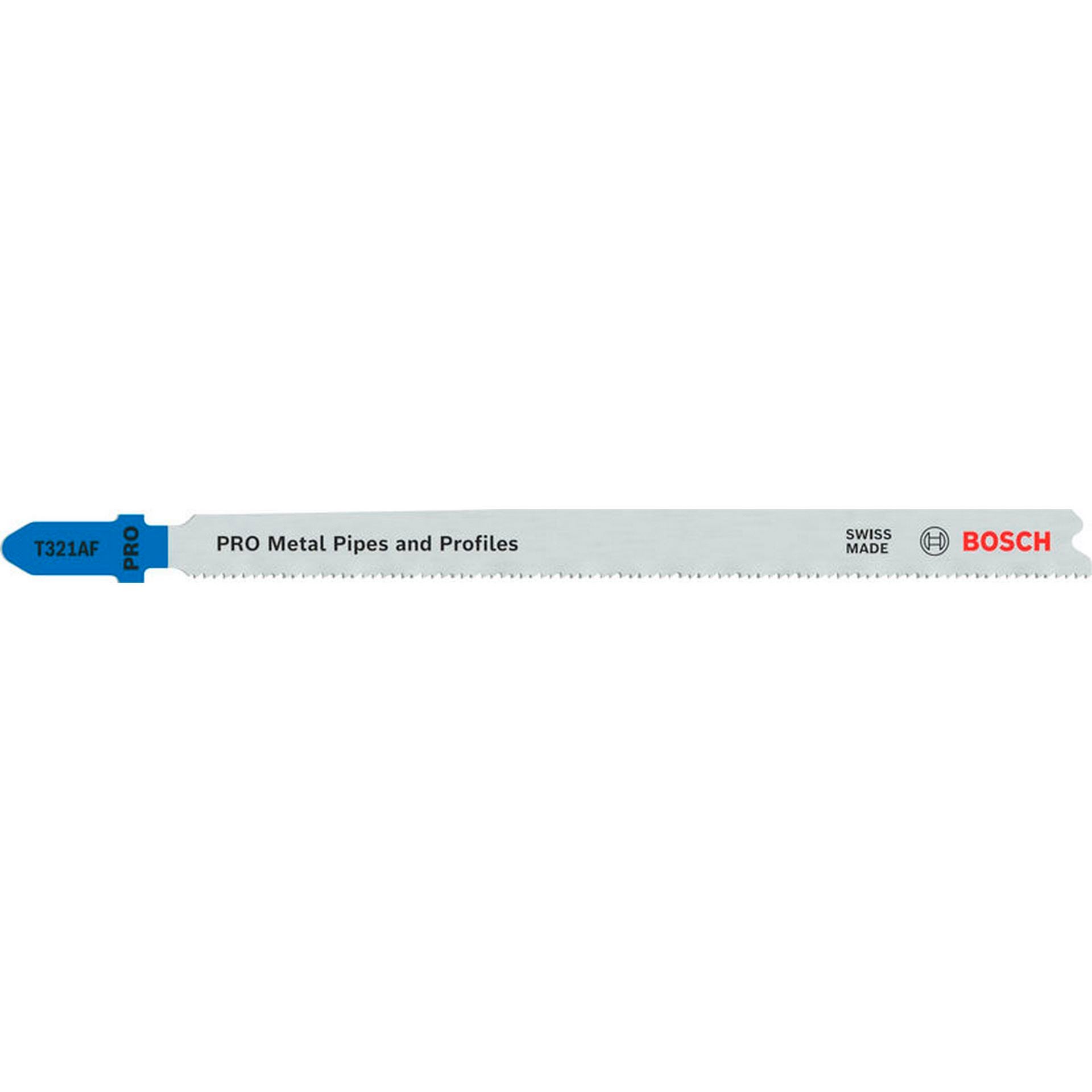 Bosch PRO Metal Pipes and Profiles T321AF Stichsägeblatt, 132 mm, 5-tlg. #2608636705