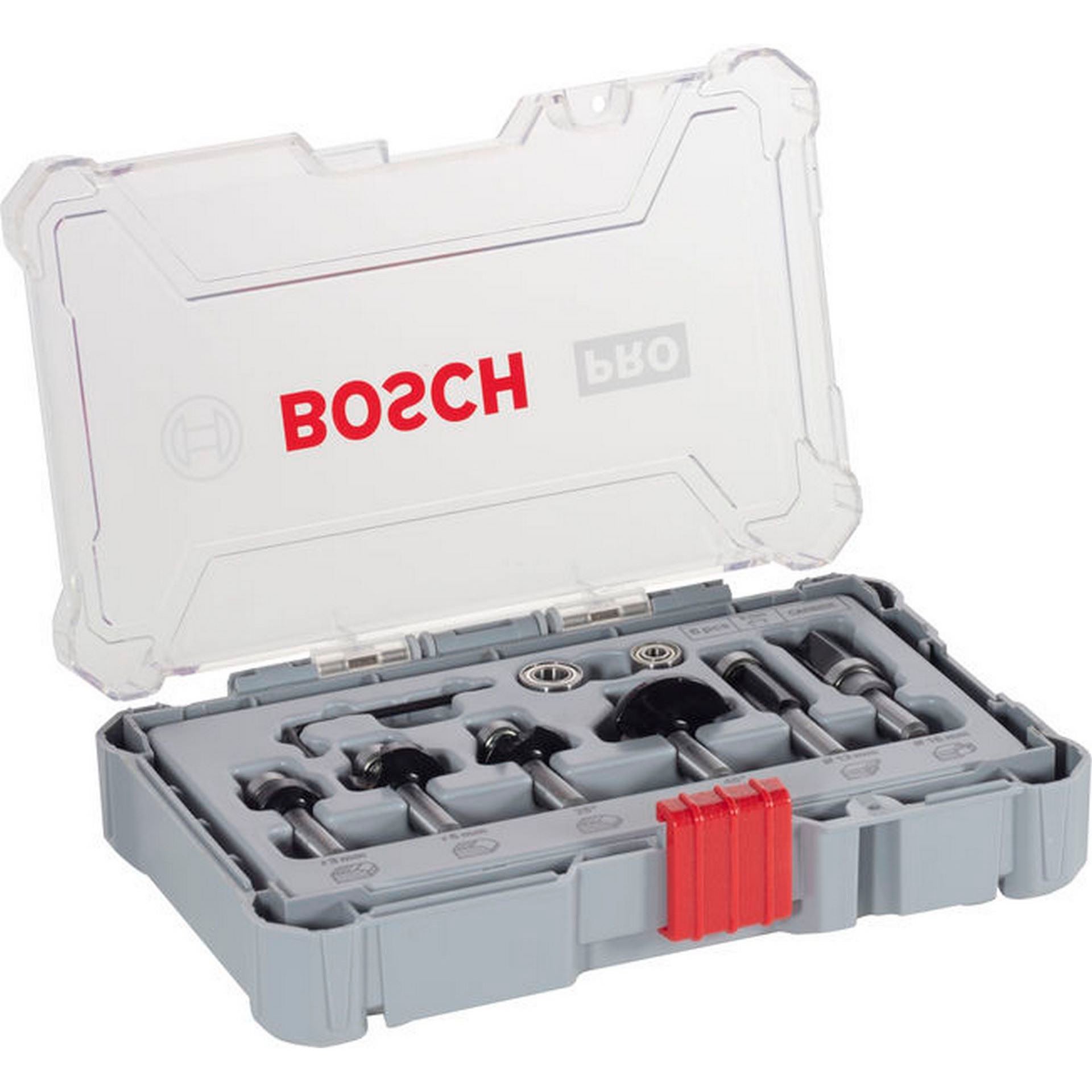 Bosch PRO Kantenfräser-Set, Schaft 8 mm, 6-tlg. #2607017469