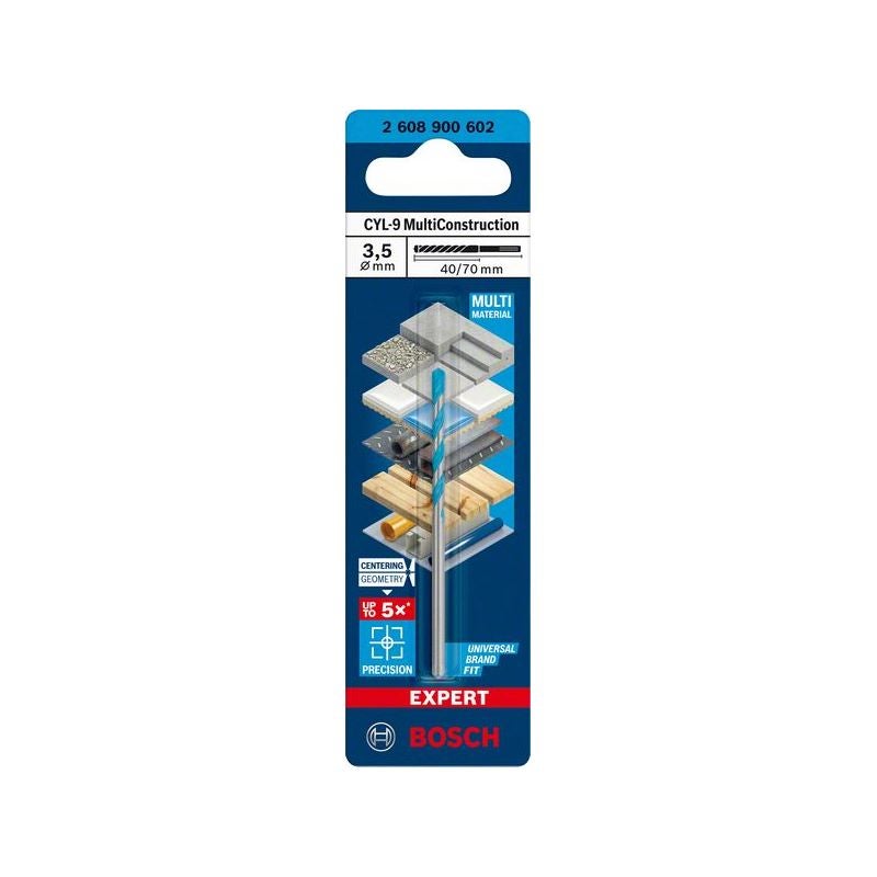 Bosch EXPERT CLY-9 Multi Construction Bohrer, 3.5x40x70 mm #2608900602