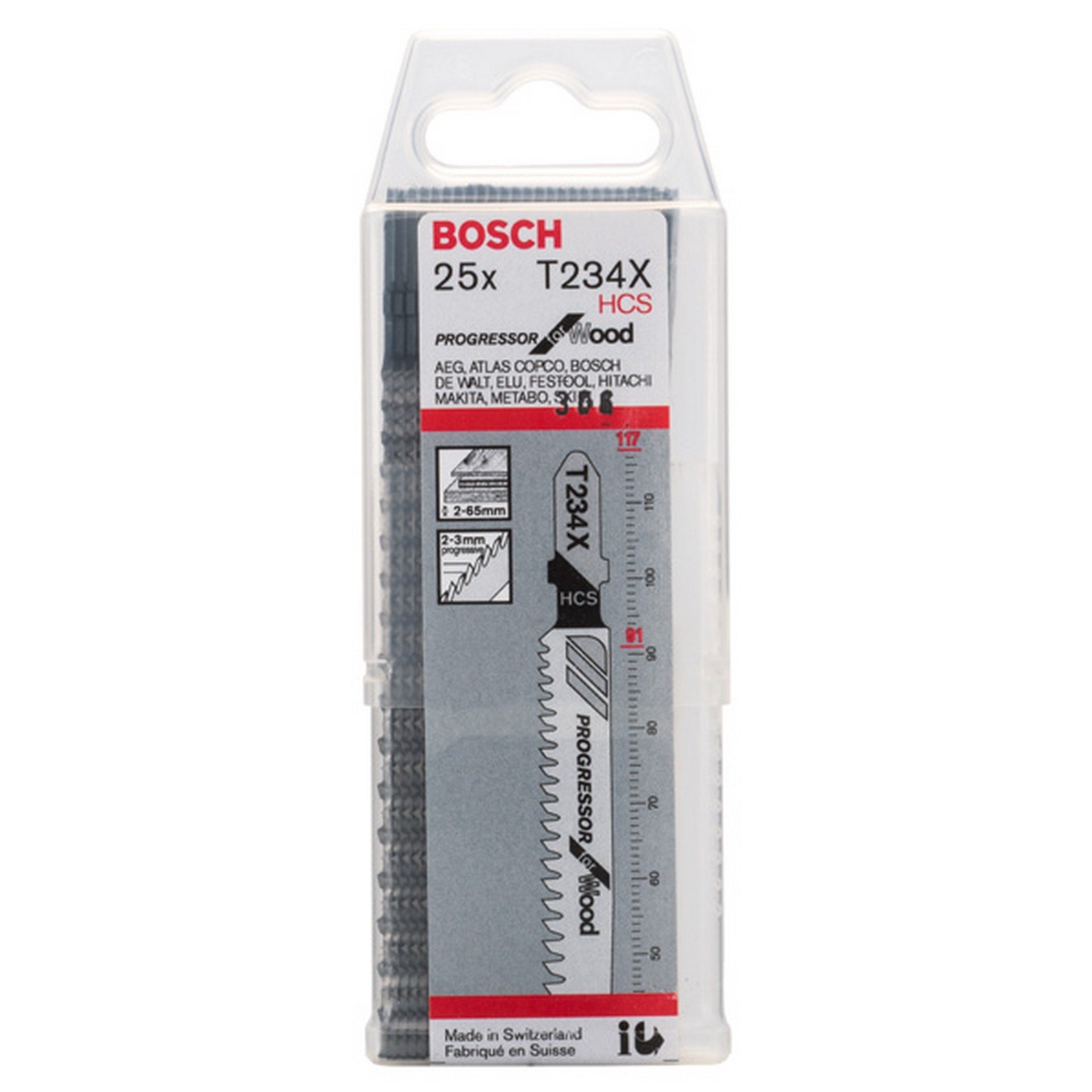 Bosch Stichsägeblatt T 234 X Progressor for Wood, 25er-Pack #2608633524