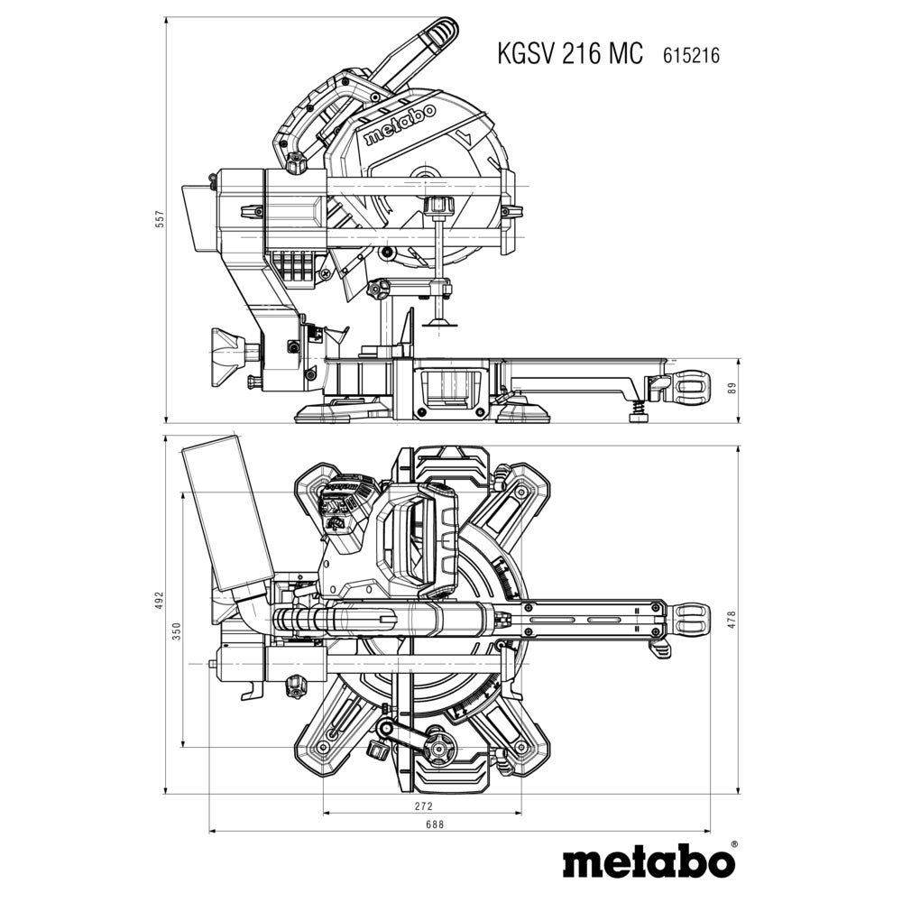 Metabo KGSV 216 MC * Kappsäge