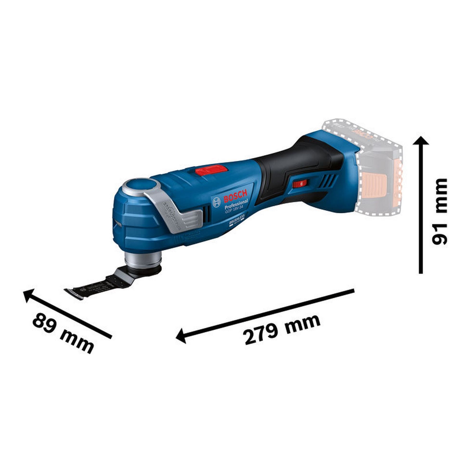Bosch Akku-Multi-Cutter GOP 18V-34 #06018G2001