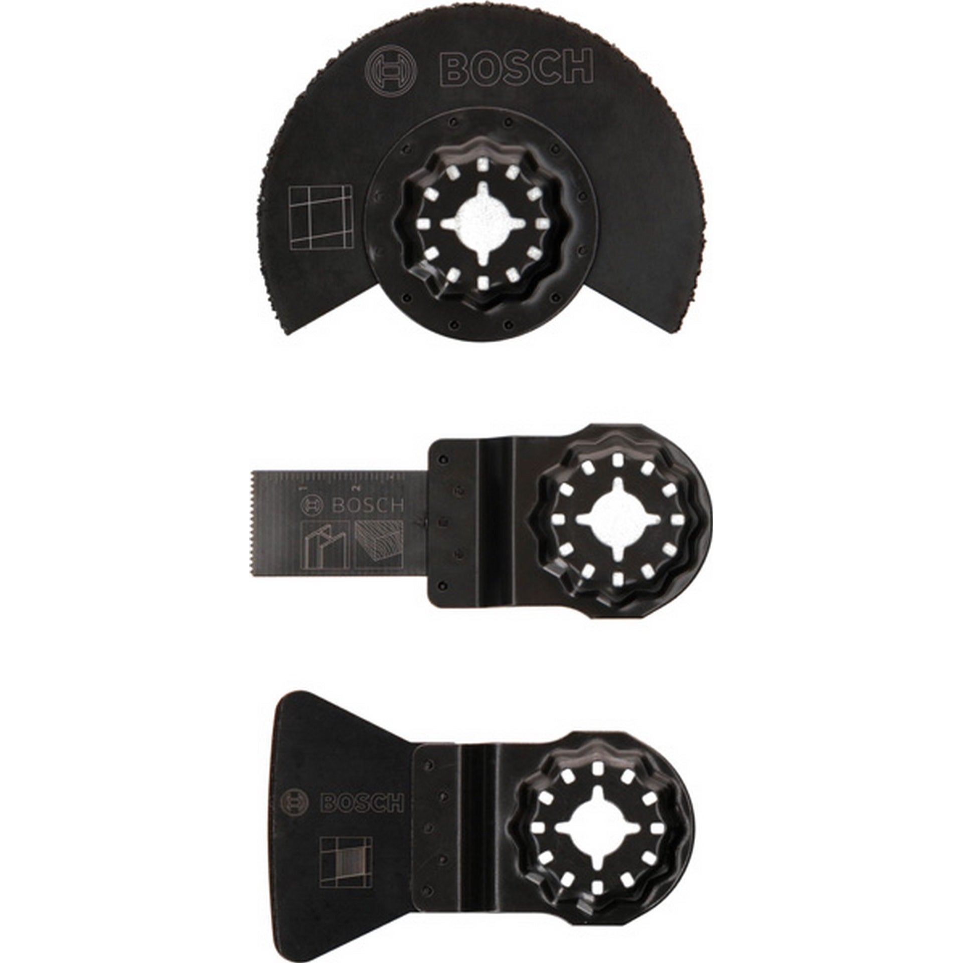 Bosch Starlock Starter-Set Fließen, 3-teilig, für Multifunktionsgeräte #2607017324